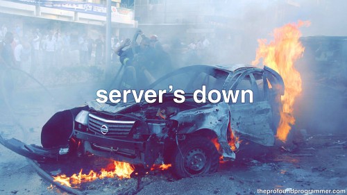 ¿Server down? Tranqui! Te ayudamos :)